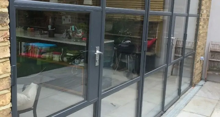 Dorking Steel Doors Dining Area