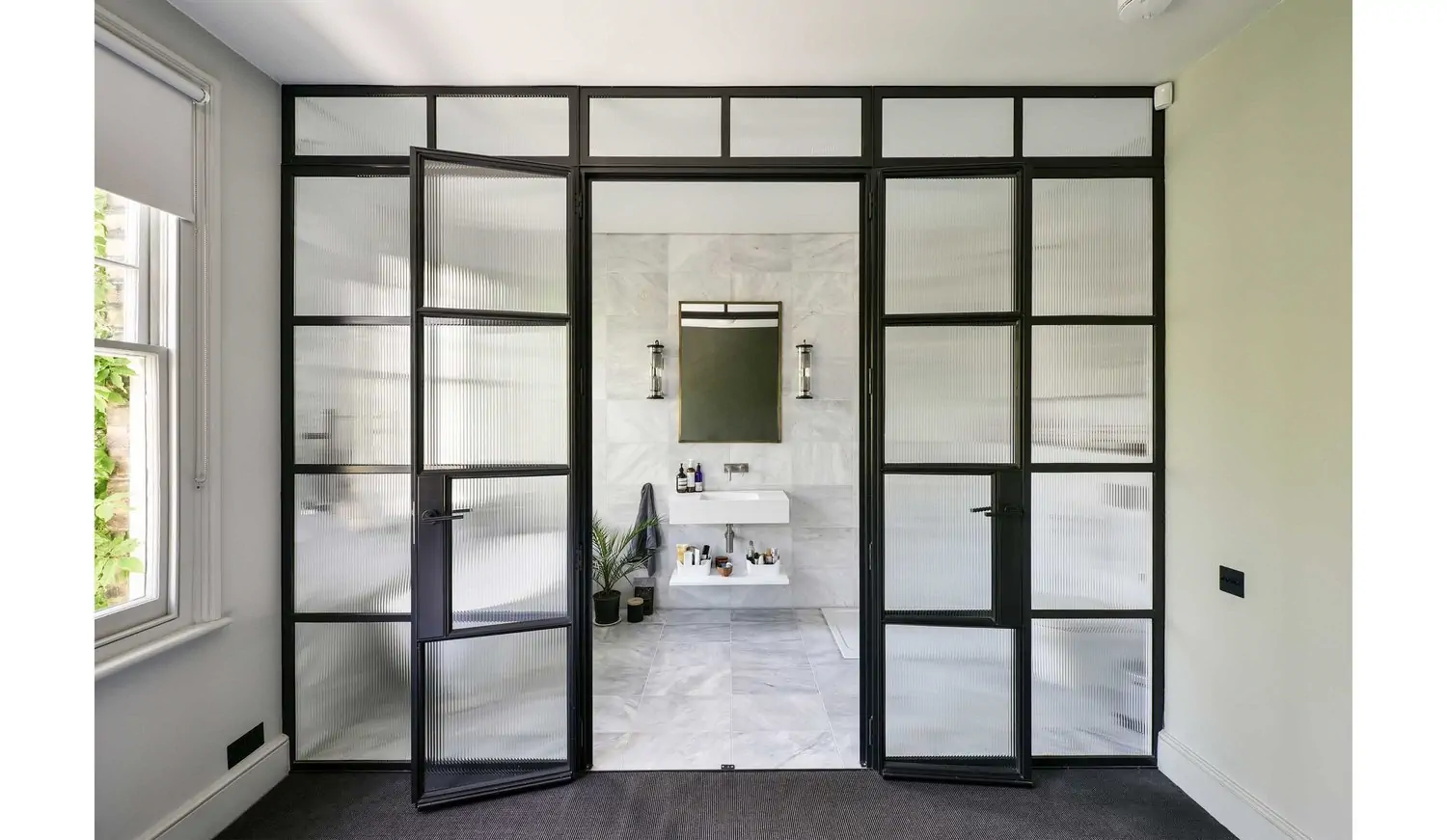 Internal Steel Partitions Steel Bathroom Partition Screen Glazed