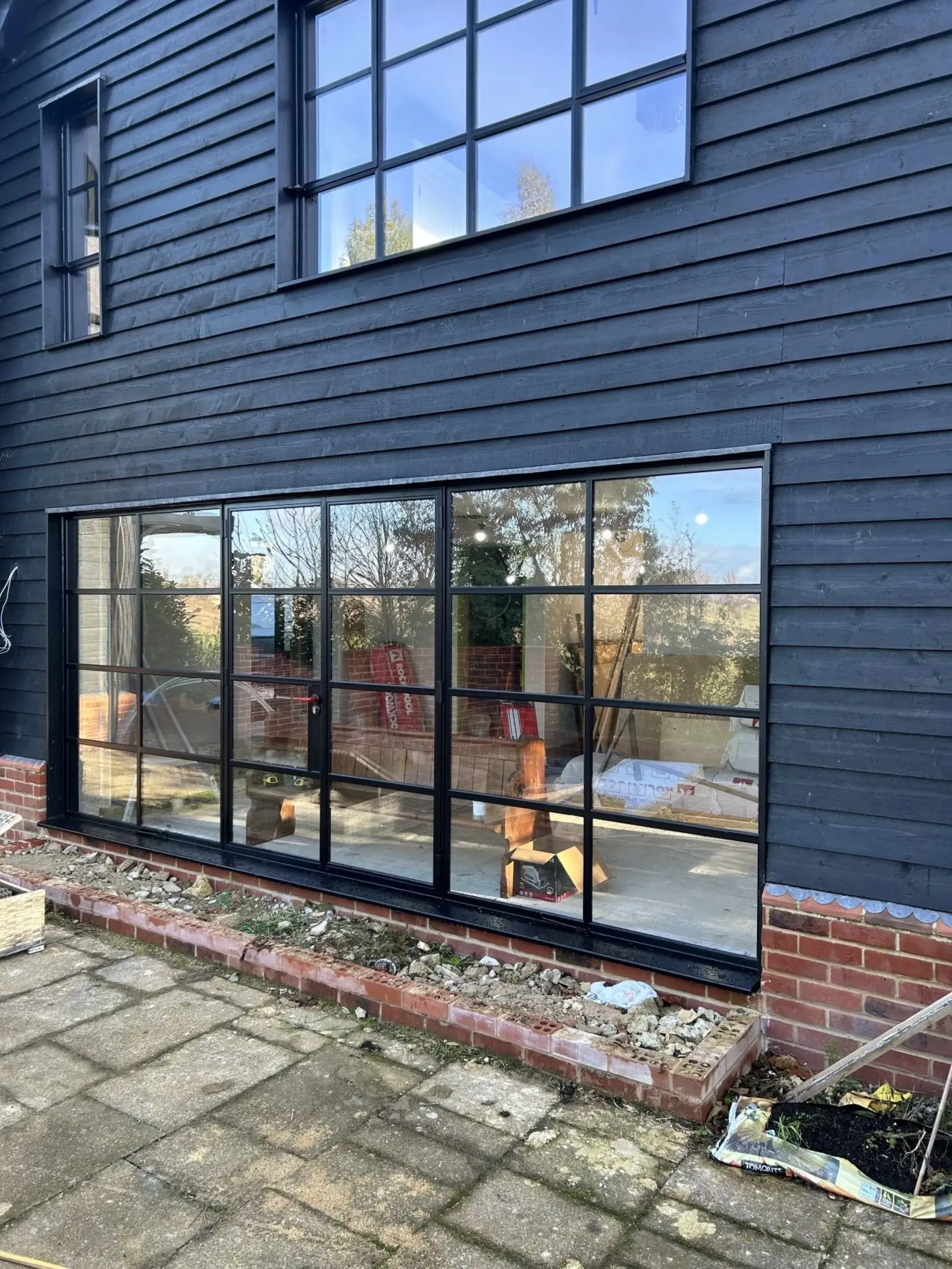 Ral 9005 Black Steel Doors 29mm Glazing Bars