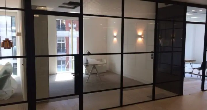 steel internal partitions Hanover Square