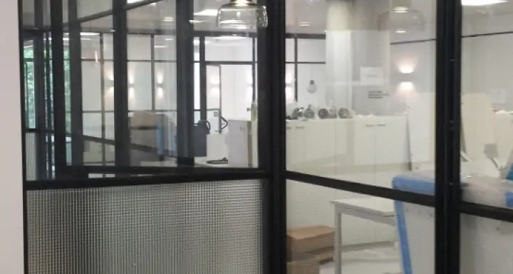 steel internal partitions Hanover Square