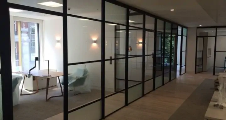 steel internal partitions Hanover Square