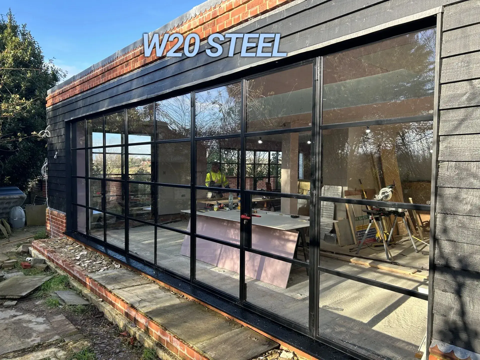 W20 Steel Door Screens Norwich Installation